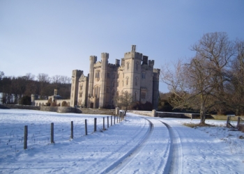 Artists at Duns Castle in December