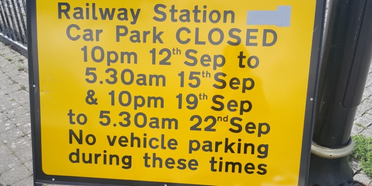 Berwick Station car park closures