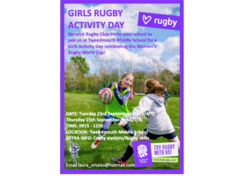 Girls’ Rugby Day in Tweedmouth for Schools