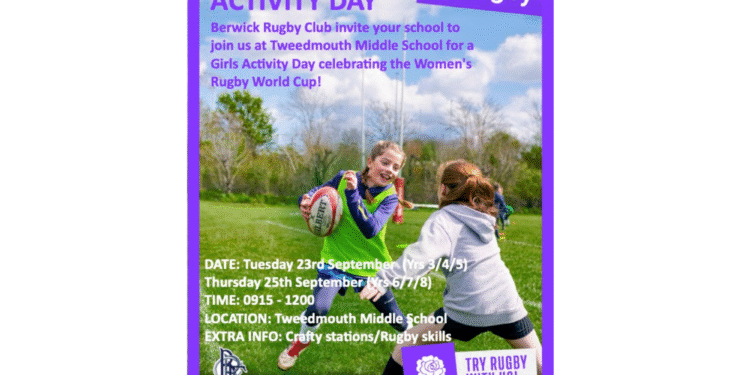 Girls’ Rugby Day in Tweedmouth for Schools