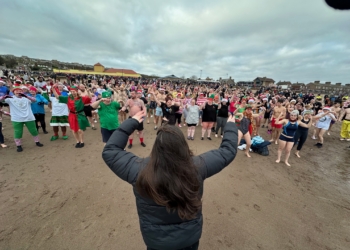 Boxing Day Dip 2025, Spittal Beach, Berwick upon Tweed
