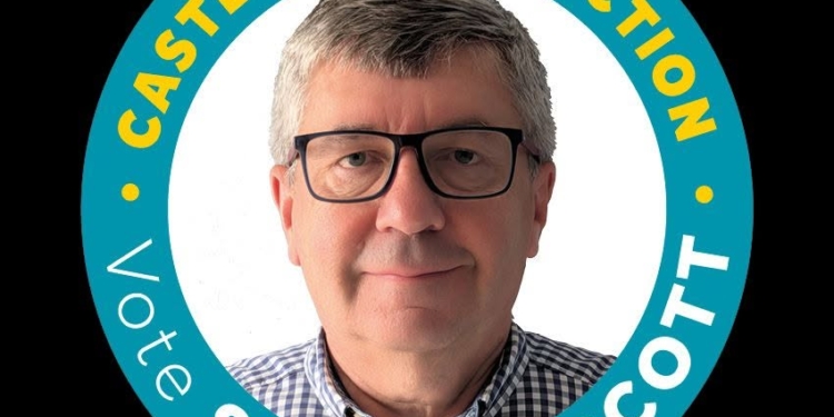 Scott wins Castle ward